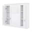 Armoire de salle de bain murale avec miroir, armoire à pharmacie murale avec 4 tablettes-1102166225
