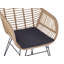 Manderella 2 - Person Patio Dining Set Round Table with Cushions Included
