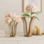  Mia Handblown Ruffled Glass Vase Set--Striped Artistry with Ruffled Rims-1759147249-1759147250