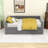 2 Drawers Upholstered Twin Daybed with Sturdy Slats-947355045