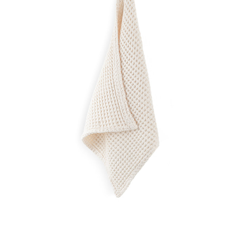 Aura Waffle Hand Towel, Small, Natural