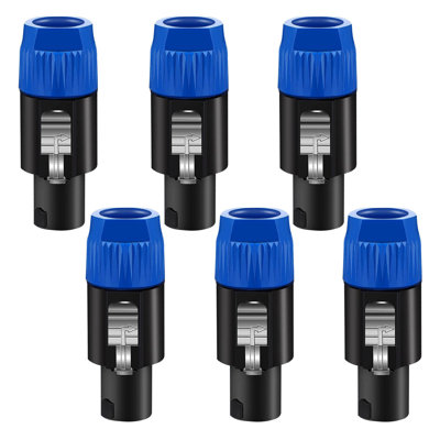 5 Core Speakon Adapter High Quality Audio Jack Male Audio Pin Speaker Adapter Connector