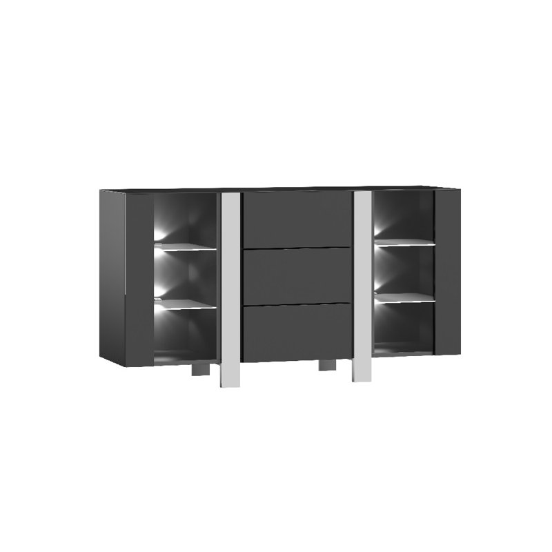 Sonakshi 150cm W 3 - Drawer Chest of Drawers