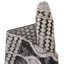 Tapis de couloir contemporain de couleur anthracite Brohdy-322725058