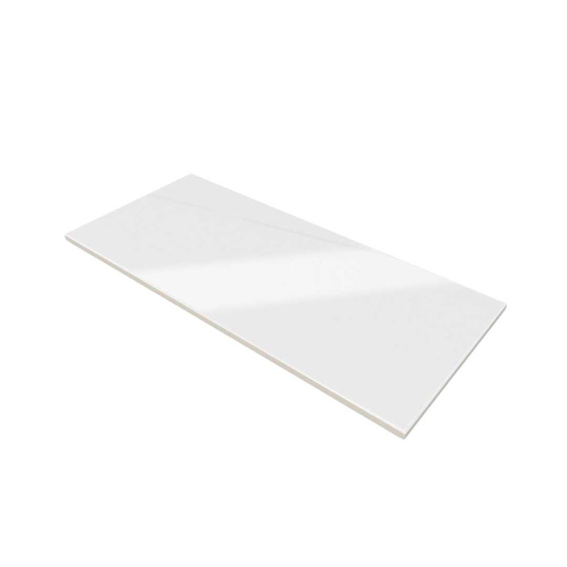 Carreau de céramique brillante 10 po x 22 po piave, Bianco