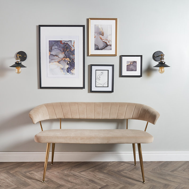 Harris Glass Armed Sconce, Not Included
