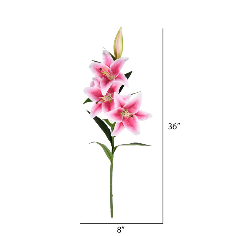 Brume de lis artificielle 36 "36", Rose