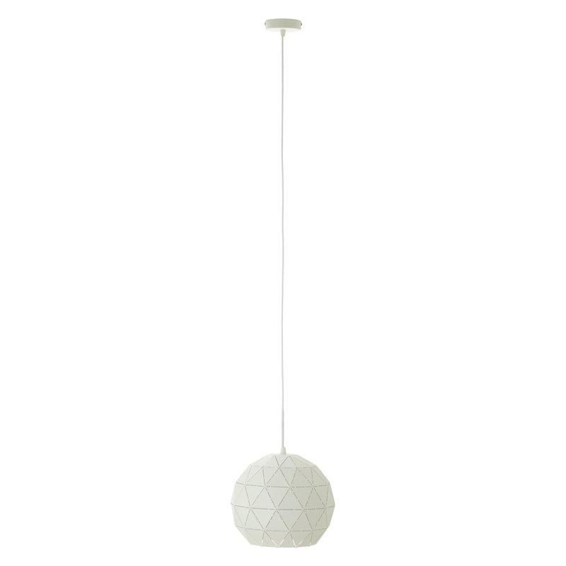 Cosima 1 - Light Single Pendant, Sandy White, Sandy White/White