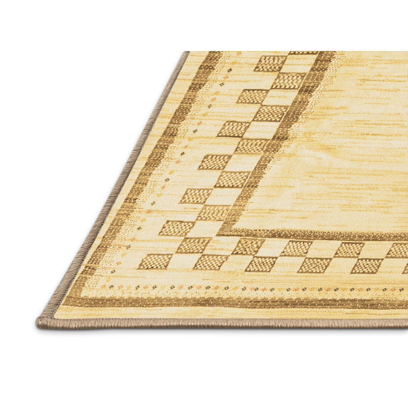 Roddney Performance Oriental Indoor Rug, Rectangle 6' x 9'