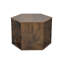Table de bout 47,24 po Hexagonal Table d'appoint Table de chevet en bois antique 2 pièces-1479610967