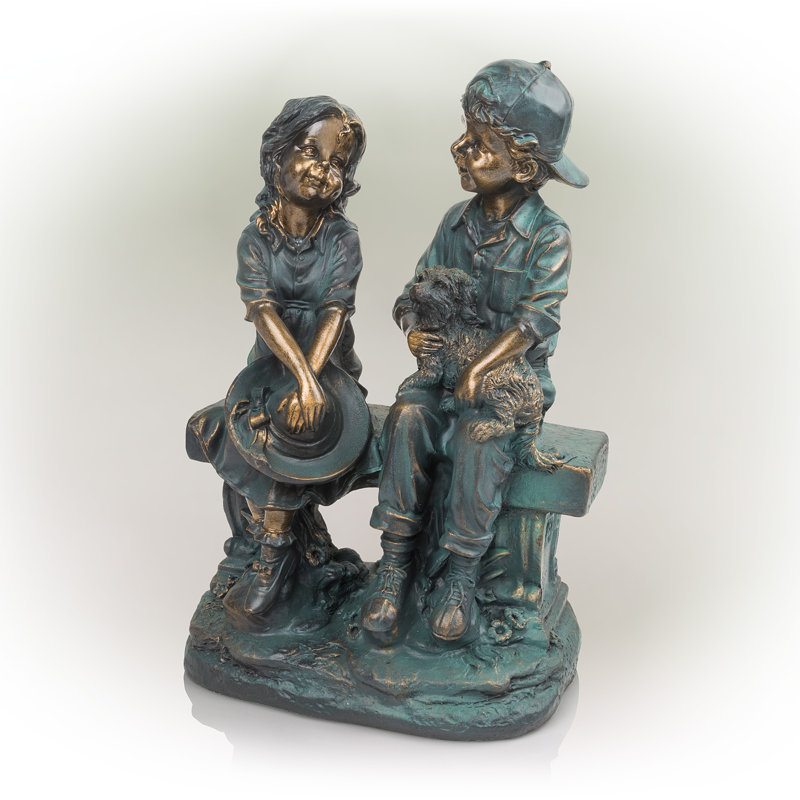 Weather Resistant Plastic Stone Garden Statue