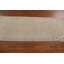 Tapis de couloir beige noué à la main de conception unique 3 pi 3 po x 39 pi 6 po