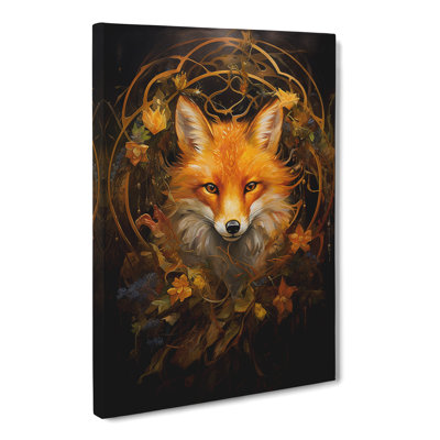 Fox Conceptual No.2 - Wrapped Canvas