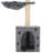 vidaXL Cat Tree with paw prints Soft plush, particle board, sisal rope-185003505
