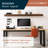 Modern Ember Vara Wood Mantel Shelf - 3 Inch Height - Variations in Grain and Natural Distressing-88992617-88992624