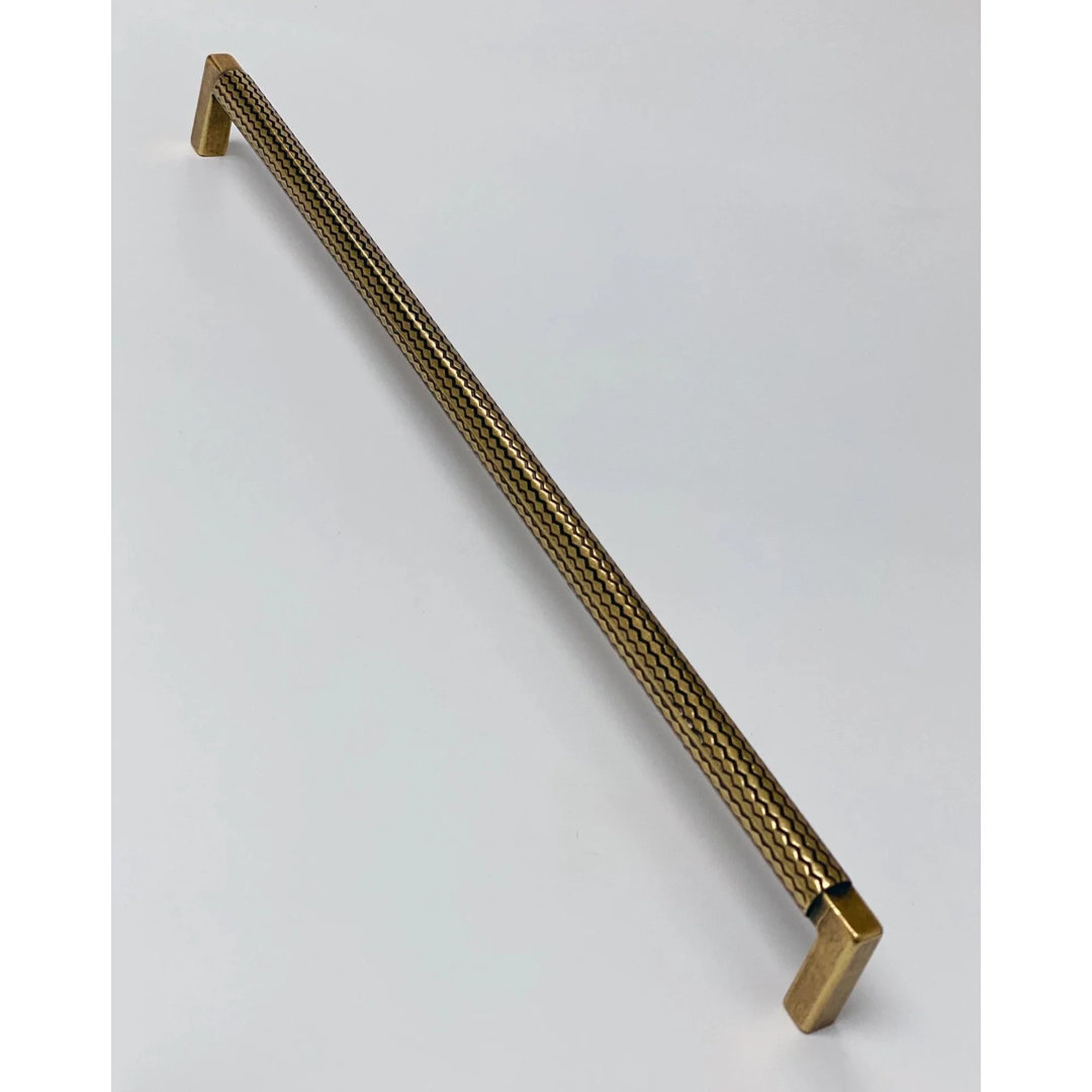 Venice 12-5/8" Center to Center Cabinet Handle in Antique Brass Forge Hardware Studio