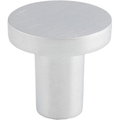 Satin Chrome Disc Knobs