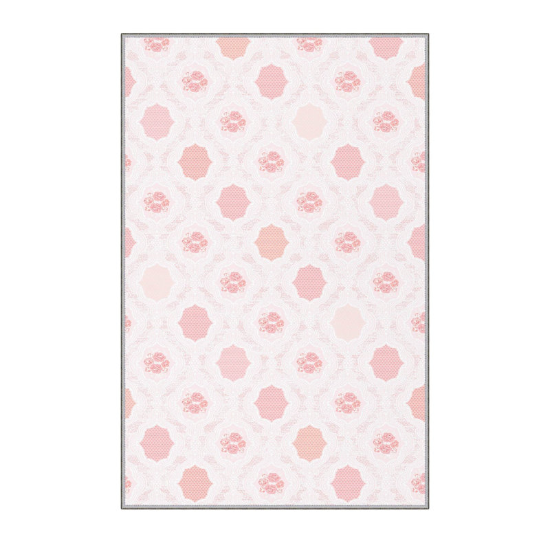 Stylish Hall Carpet 2.6 x 4.9 Feet, 100% Polyester with 8 mm Pile Height | Antibacterial, Non-Slip PVC Felt Dot Underside | Machine Washable, 3D Digital Printing | Perfect for Home Entryways & Living Spaces