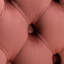 Rose réglable, de 2, revêtement en velours, hauteur du siège 25 - 33 pouces, dossier pour un repos douillet, base de pub à la maison et îlot de cuisine, boutons tirés à la main, têtes de clou en pouces, confort élégant, base, pour-132995305-132995306