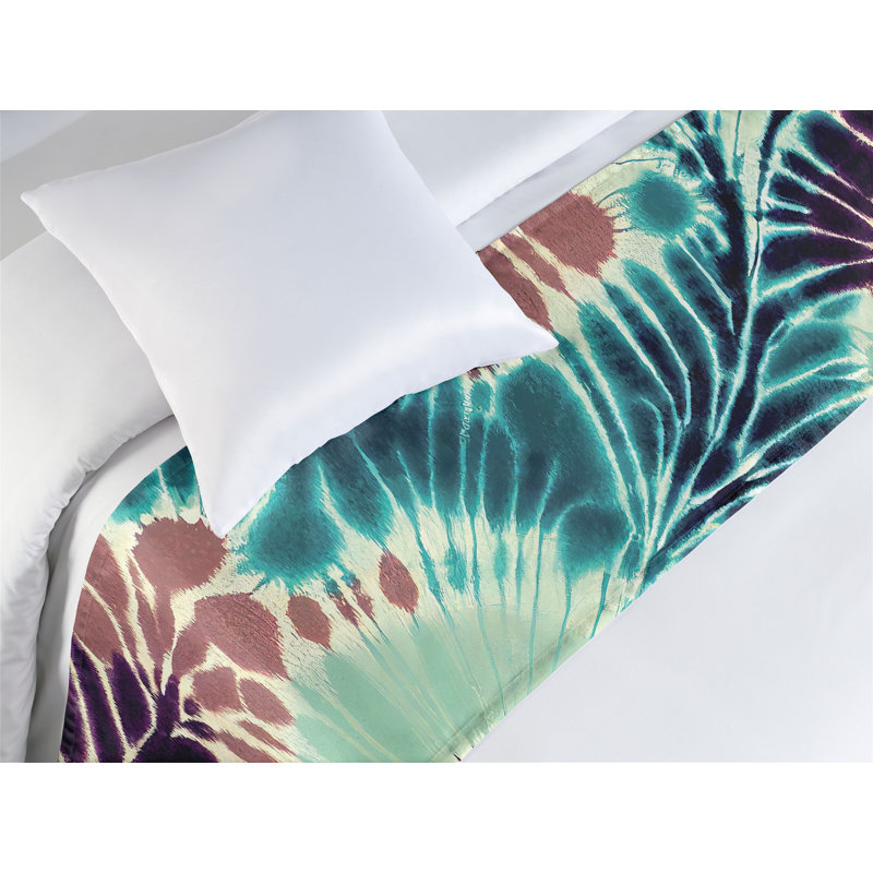 Tapis de lit Ambesonne Trippy Nostalgic Swirls, Lit simple