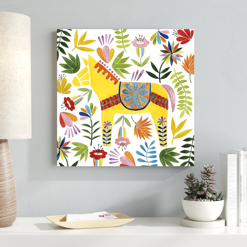 Festive Otomi III, H 20 po x l 20 po x P 1,25 po