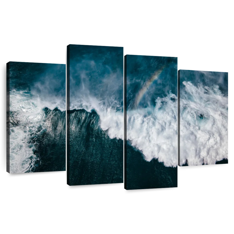 Gillard Rainbow Above The Waves, H 27 po x l 43 po