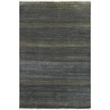 High-Quality Hand-Knotted Denim Blue And Gold Area Rug