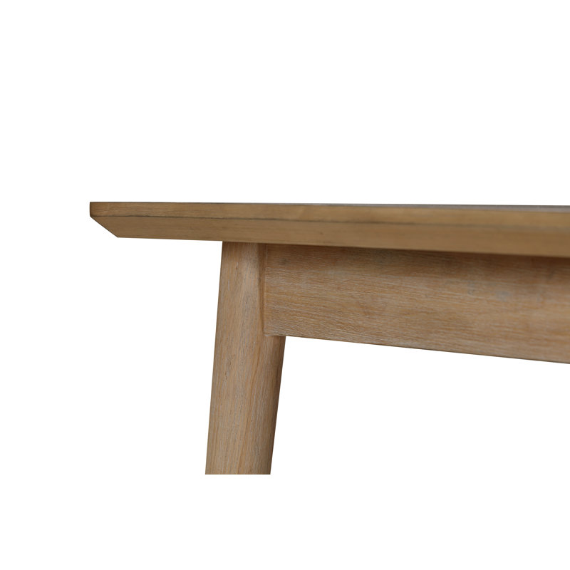 Extendable White Oak Dining Table In Au Natural