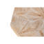 Table basse octogonale rétro en bois de 30 pouces, effet et style patchwork, pieds croisés en métal, idéale pour décorer une table de salon avec une épissure rétro, plusieurs options de couleurs
