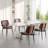 Stylish Faux Leather Dining Chairs: Elegant Side Chairs For Dining Rooms, Kitchens, And Living Spaces-109423021-109423022