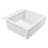 Parker Fireclay 26" Single Bowl Quick-Fit Farmhouse Apron Front Drop-in Kitchen Sink (1 Hole) and Drain-85267329-85267326