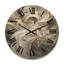Horloge murale en bois massif Levaughn-1094433339