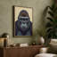Gorilla in Repose Modern 1 Piece Wrapped Canvas Wall Art-1562965741-1562965742