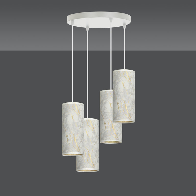 Sutter 4 - Light Cluster Pendant, White