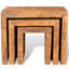 Solid Wood Sled Nesting Tables