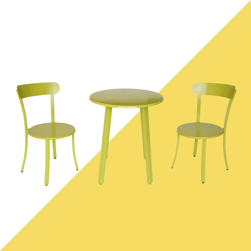 Ensemble bistro 24 po Dunwich, Vert lime mat