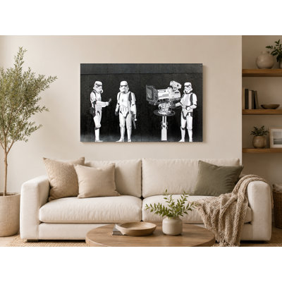 «Troopers Filming Oscars», reproduction d'art sur toile - art mural sur toile