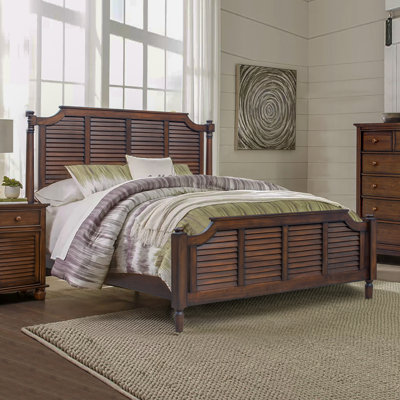 Tyntesfield Solid Wood Panel Bed