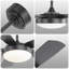 Ventilateur de plafond 42 pouces avec lumière DEL de 22 W, télécommande, pales en panneau de fibres à densité moyenne réversible, moteur à courant continu-1629823862