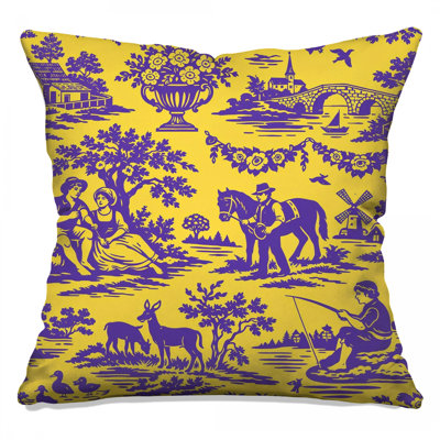 Coussins décoratifs mauves