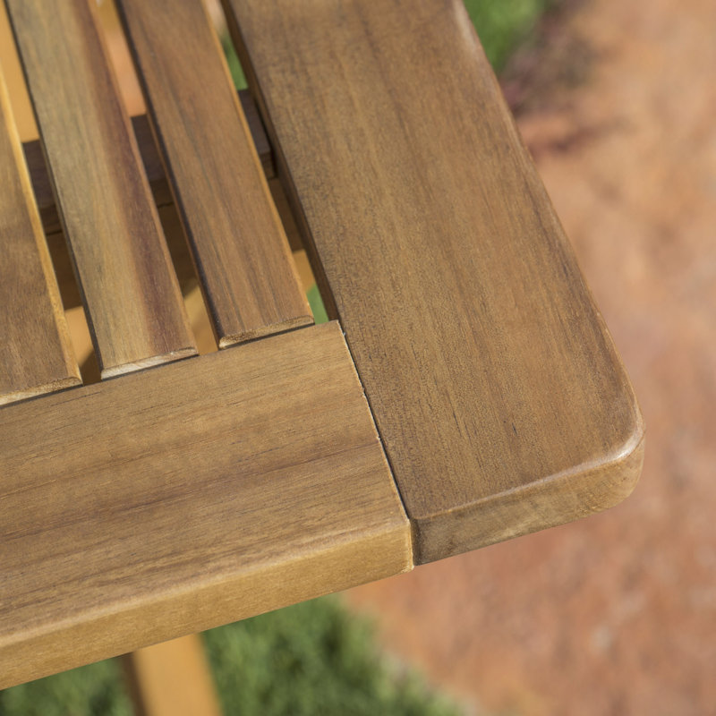Table pliable 43,5 po, Naturel