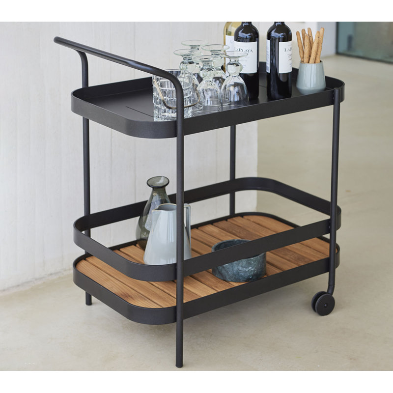 Roll Bar Cart, Lava Gray, Lava Gray