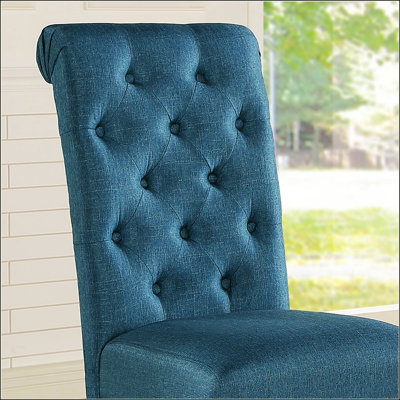 Solid Wood Tufted Asons Dining Chair