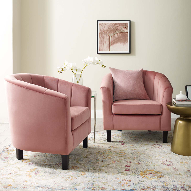 Fauteuil Streitmann, Vieux rose