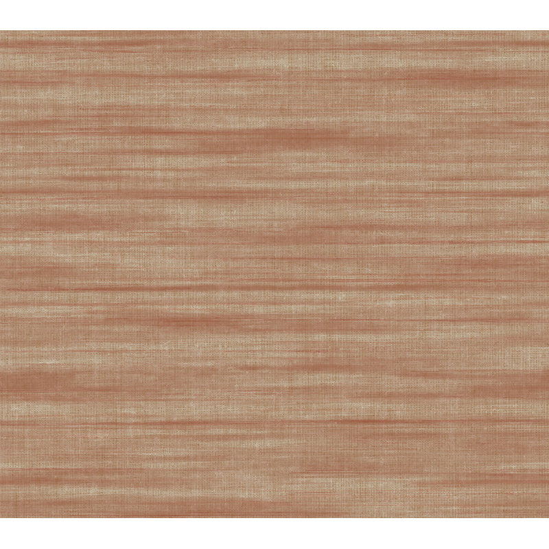 Brushed Linen Abstract Wallpaper Double Roll, Brick