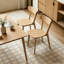 Ensemble de 2 chaises de salle à manger en bois massif-1063627108