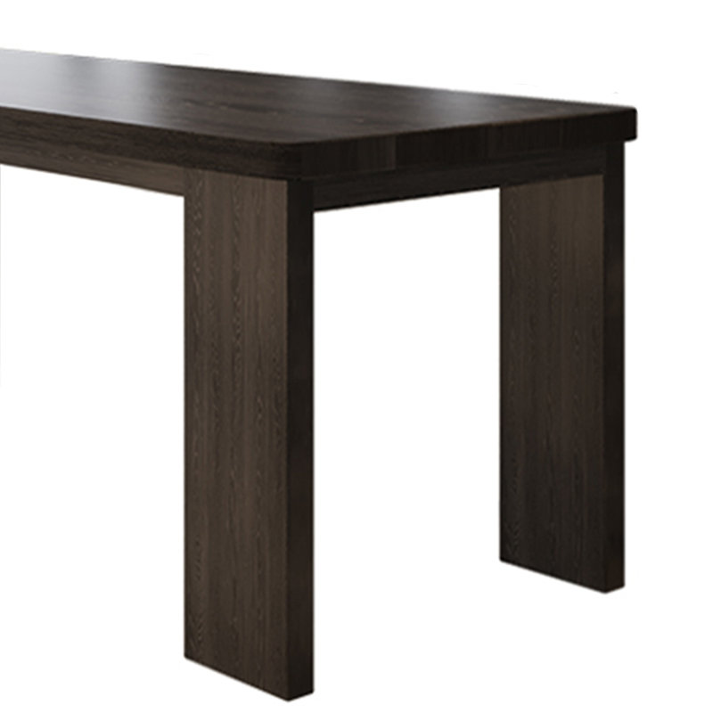 Table de salle à manger en frêne, H 29,53 po x L 78,74 po x l 23,62 po