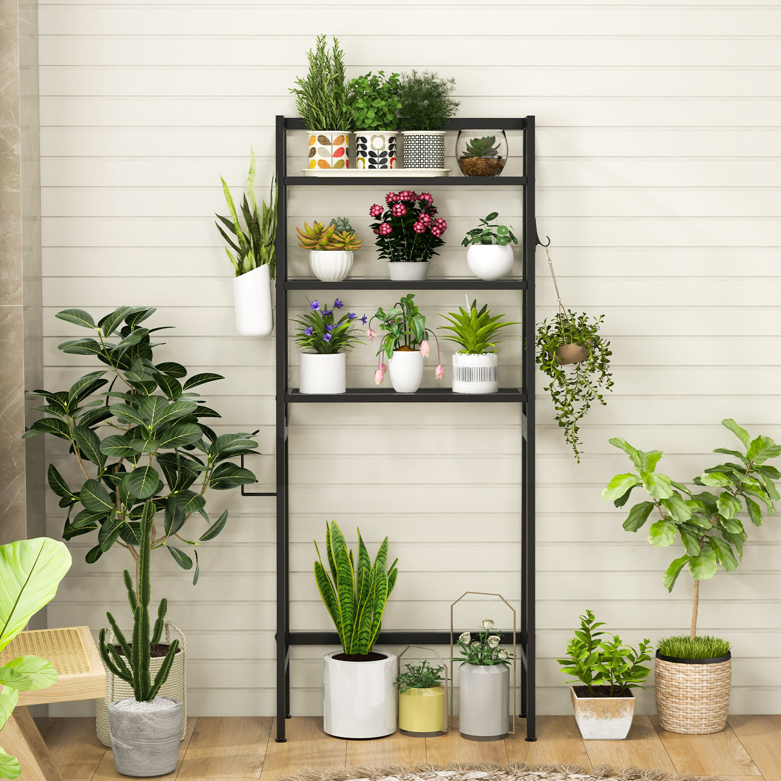 3 Shelf Free Standing Bathroom Storage Cabinet, Over The Toilet Cabinet For Skinny Bathroom Storage Corner