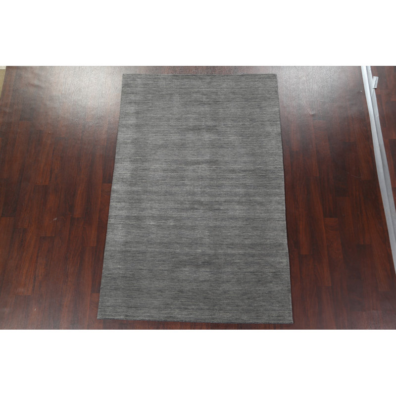 Tapis oriental contemporain en laine noué à la main 5 x 8 po
