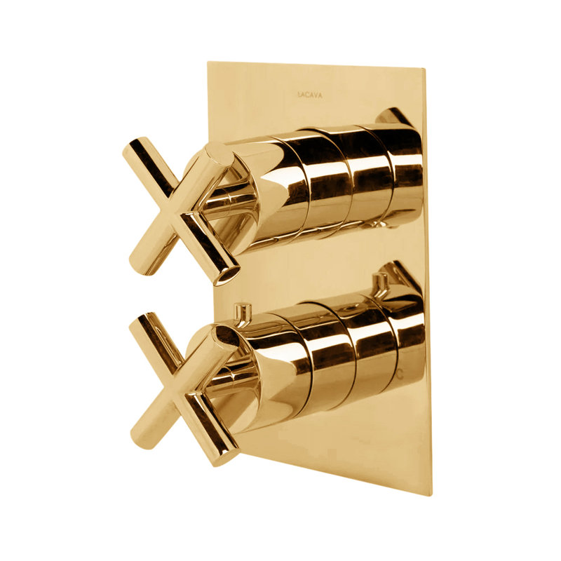 Cigno Built-in Faucet Trim, Brushed Gold